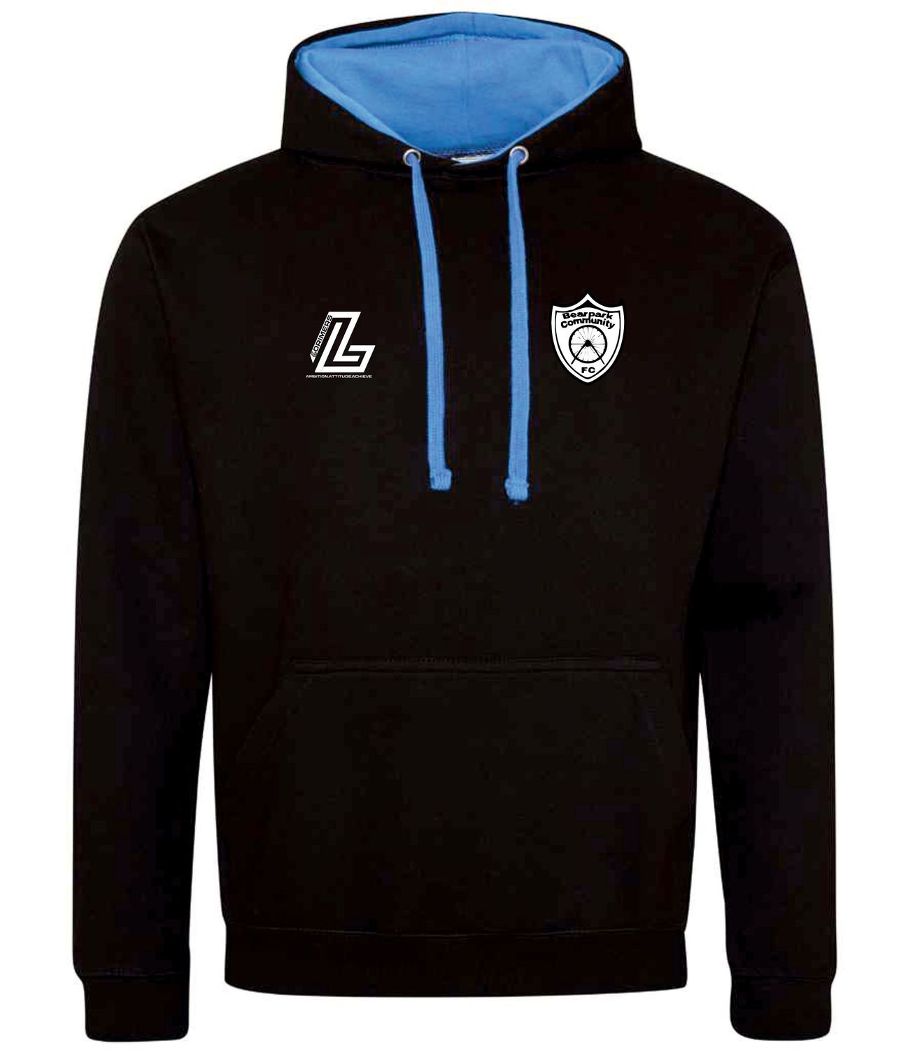 Bearpark FC Club Contrast Hoodie Bearpark FC Club Contrast Hoodie