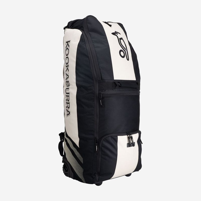 2026 Kookaburra Pro wd2000 Black / Bone Wheelie Duffle Cricket Bag 90 x 30 x 30cm 2026 Kookaburra Pro wd2000 Black / Bone Wheelie Duffle Cricket Bag 90 x 30 x 30cm