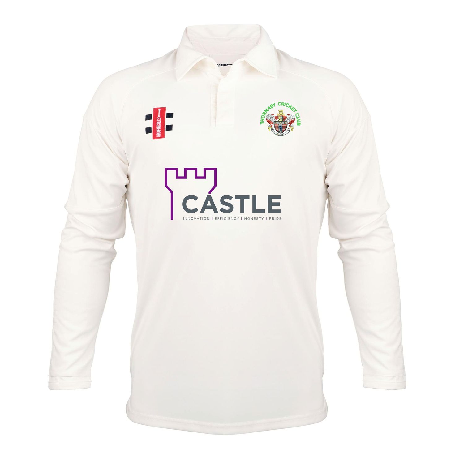 Thornaby Pro Performance V3 Long Sleeve Cricket Shirt Adult Thornaby Pro Performance V3 Long Sleeve Cricket Shirt Adult