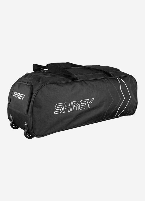 Shrey Ryder Black Cricket Wheelie Bag Size: 86cm x 30cm x 30cm Shrey Ryder Black Cricket Wheelie Bag Size: 86cm x 30cm x 30cm