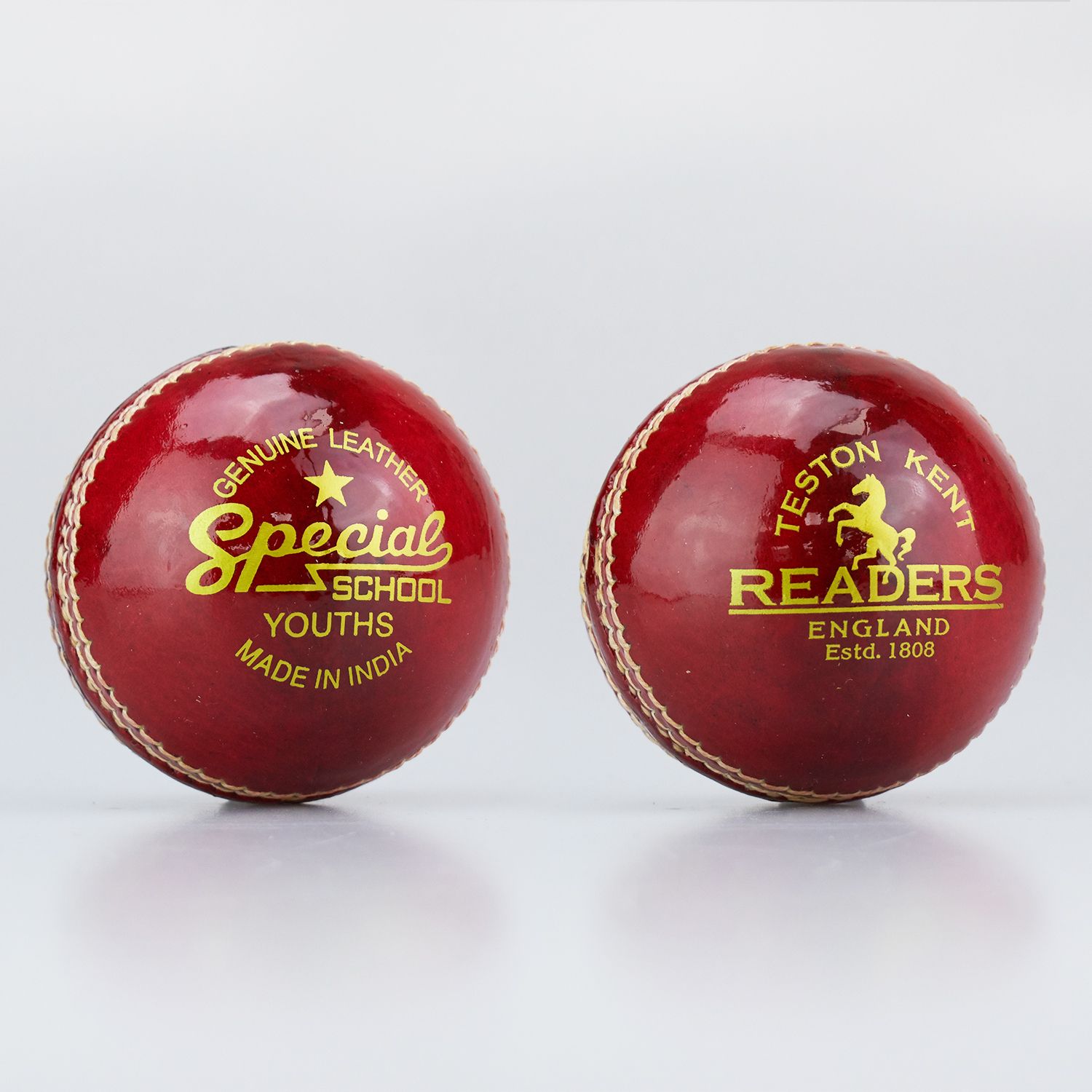 Readers Special School Red Leather Cricket Ball (Youths Only) Readers Special School Red Leather Cricket Ball (Youths Only)