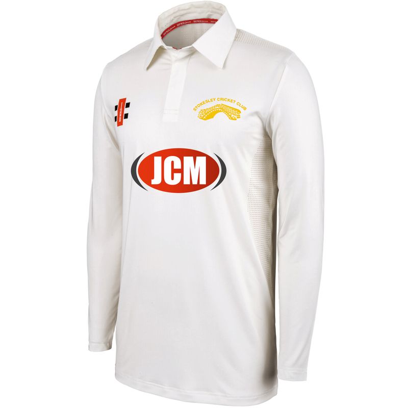 Stokesley Pro Performance Long Sleeve Cricket Shirt Stokesley Pro Performance Long Sleeve Cricket Shirt