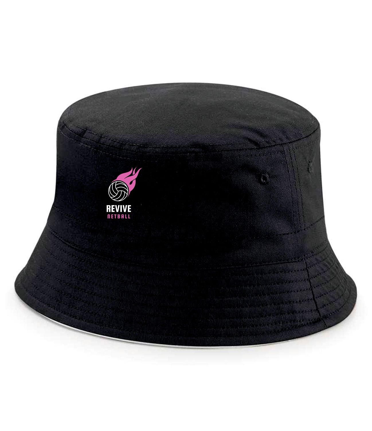 Revive Netball Black Bucket Hat Revive Netball Black Bucket Hat