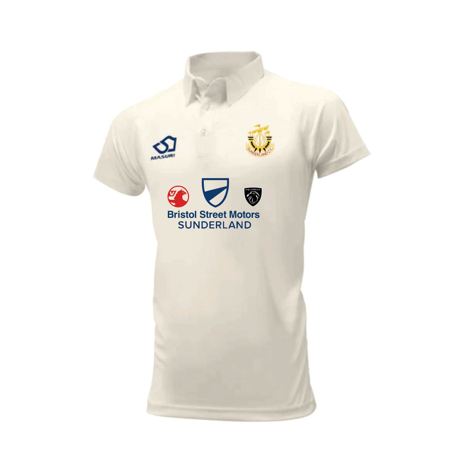 Sunderland Masuri White Playing Shirt Short Sleeve Sunderland Masuri White Playing Shirt Short Sleeve