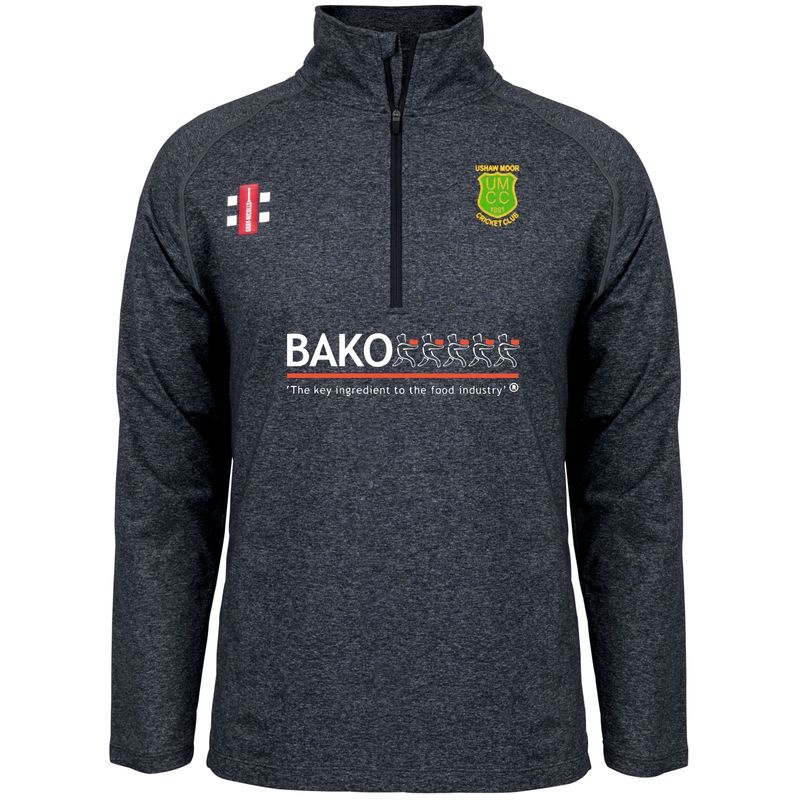Ushaw Moor Velocity Mid Layer 1/4 Zip Top Ushaw Moor Velocity Mid Layer 1/4 Zip Top