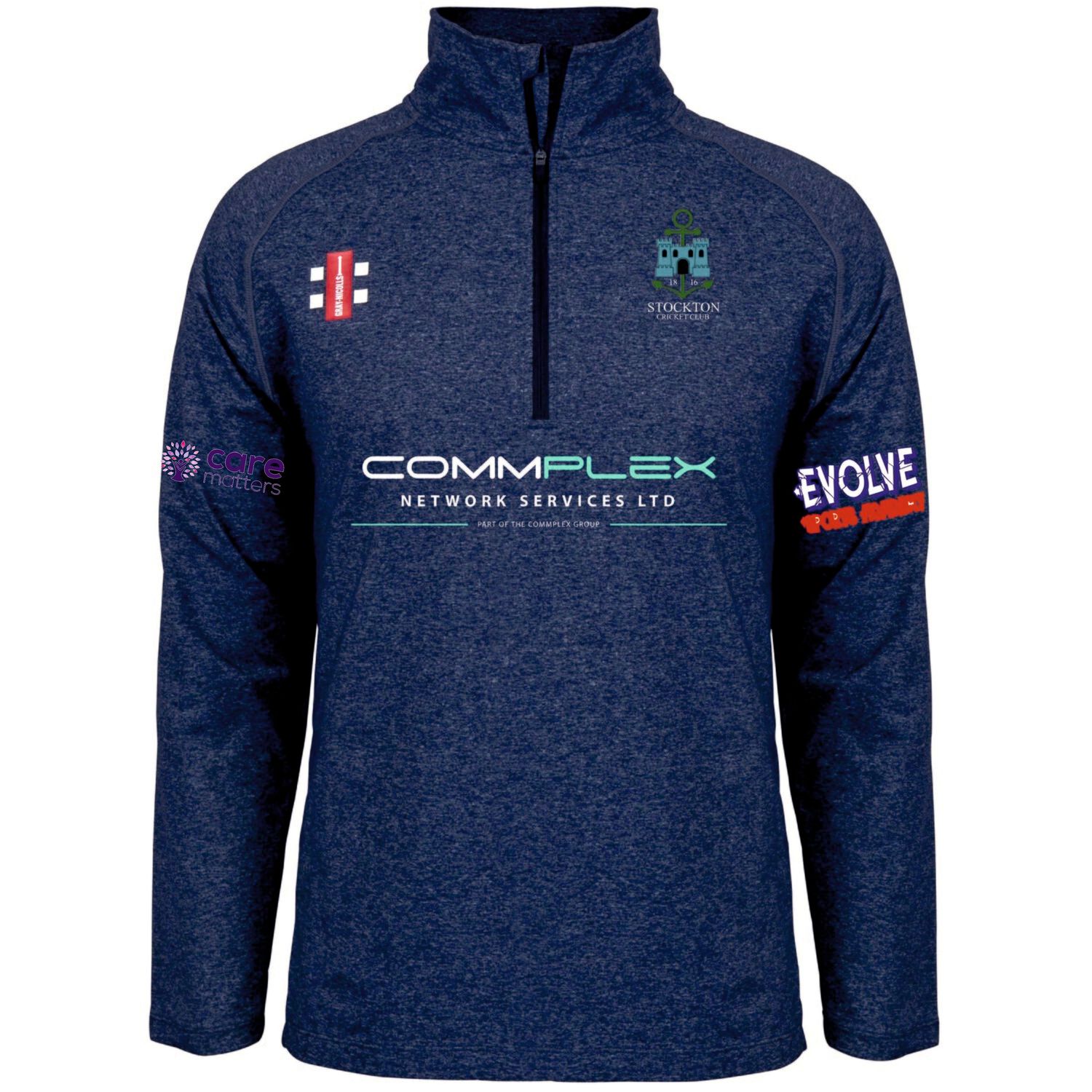 Stockton Velocity Mid Layer 1/4 Zip Top Stockton Velocity Mid Layer 1/4 Zip Top
