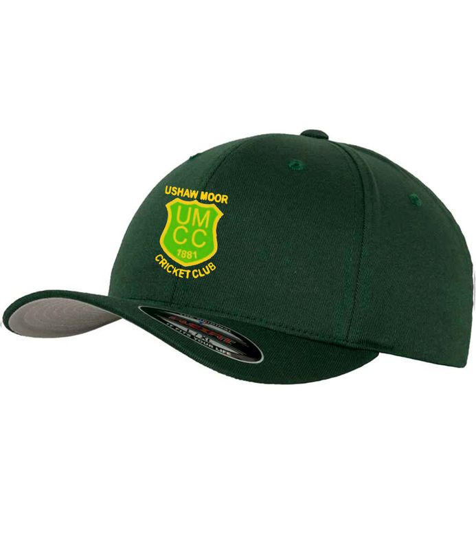Ushaw Moor Flexi FIt Cricket Cap Green Ushaw Moor Flexi FIt Cricket Cap Green