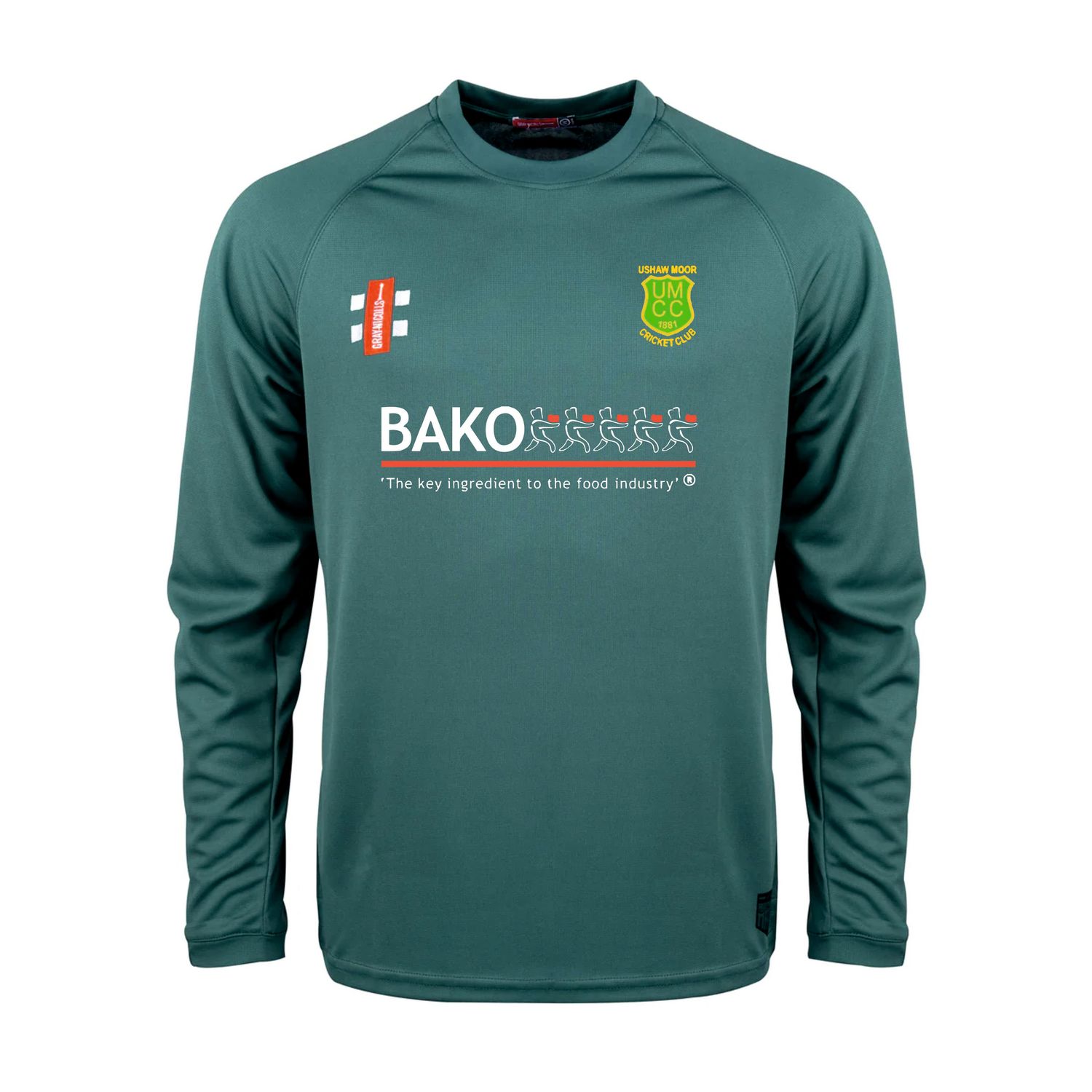 Ushaw Moor Long Sleeve Green T Shirt Adult Ushaw Moor Long Sleeve Green T Shirt Adult