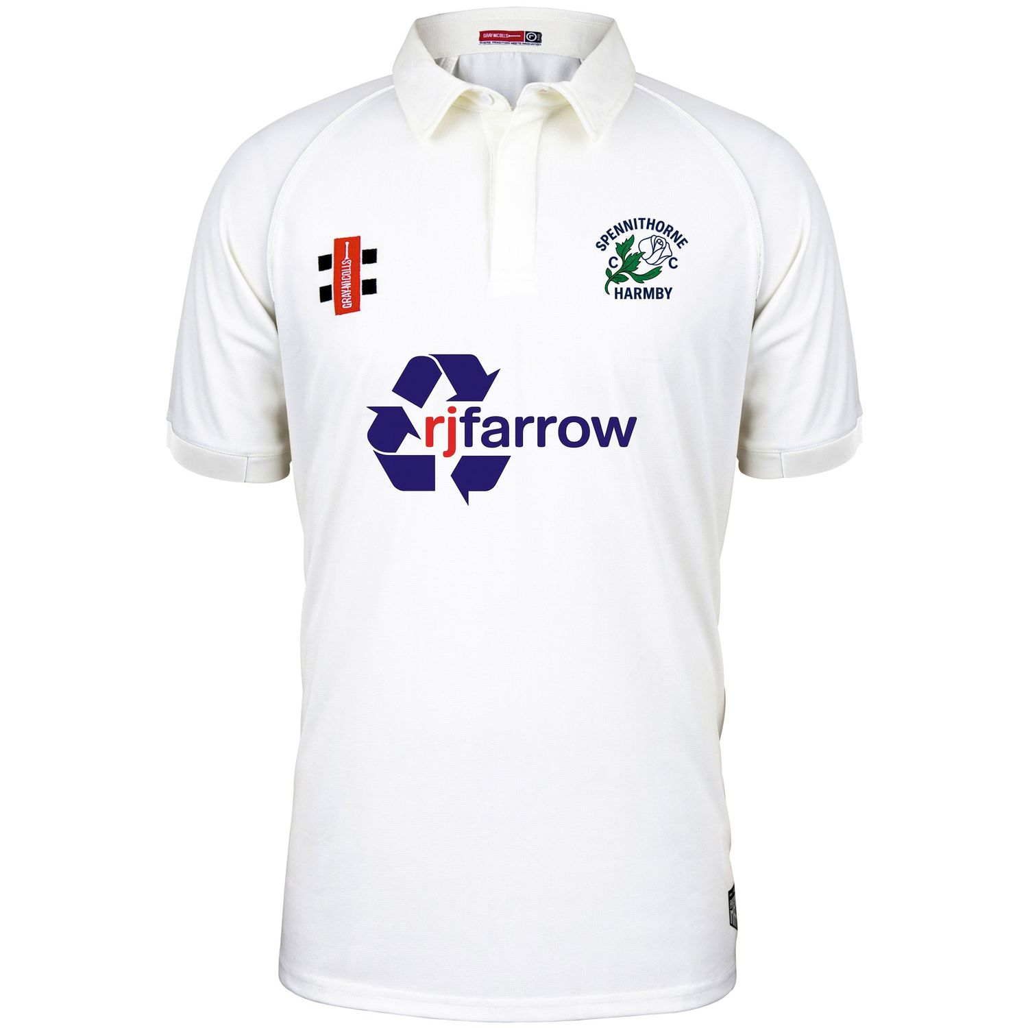 Spennithorne Harmby Matrix V2 Short Sleeve Cricket Shirt Spennithorne Harmby Matrix V2 Short Sleeve Cricket Shirt