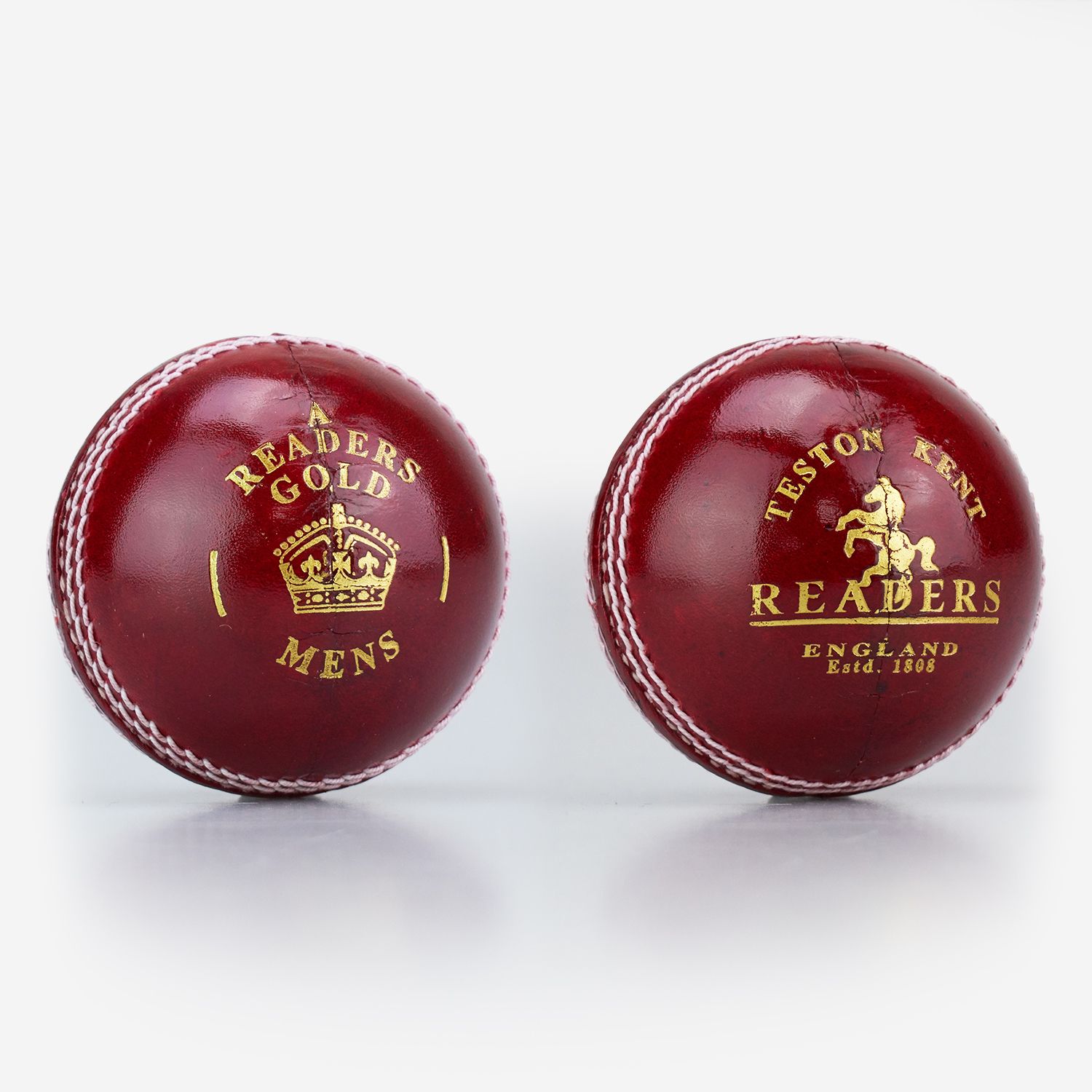 Readers Gold A Red Leather Cricket Ball Readers Gold A Red Leather Cricket Ball