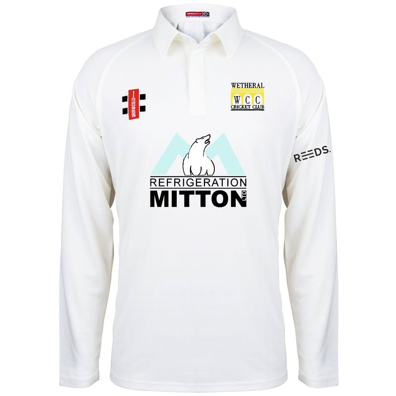 Wetheral Matrix V2 Long Sleeve Cricket Shirt Wetheral Matrix V2 Long Sleeve Cricket Shirt