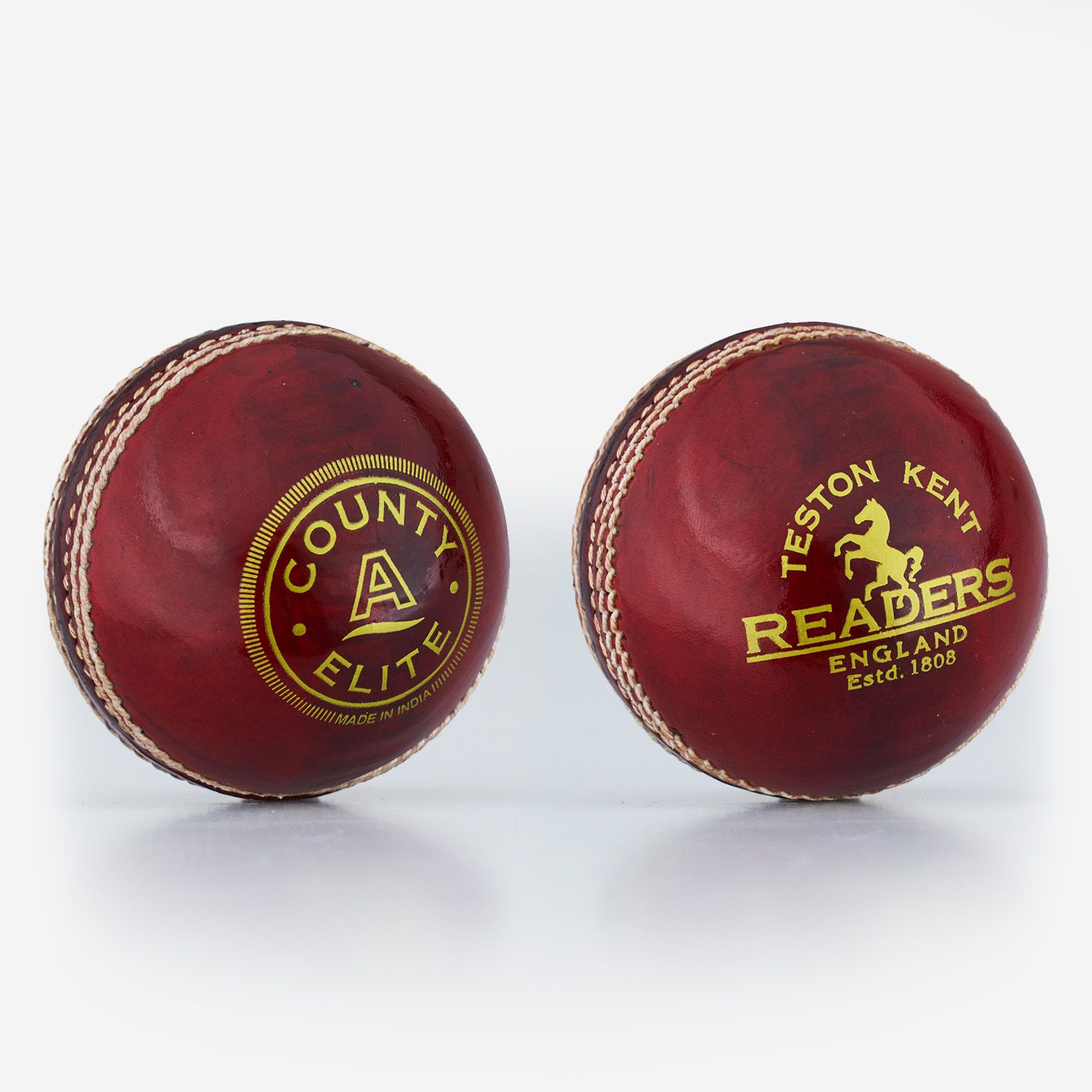 Readers County Elite Red Leather Cricket Ball Readers County Elite Red Leather Cricket Ball