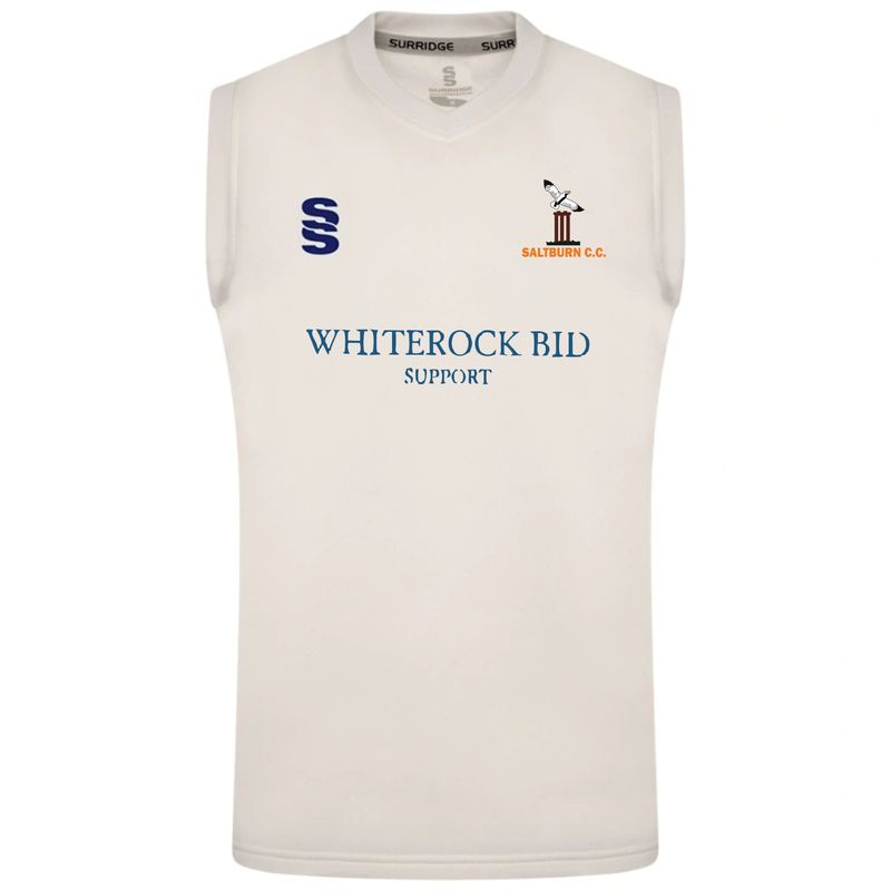 Saltburn Blast Sleeveless Cricket Slipover Saltburn Blast Sleeveless Cricket Slipover