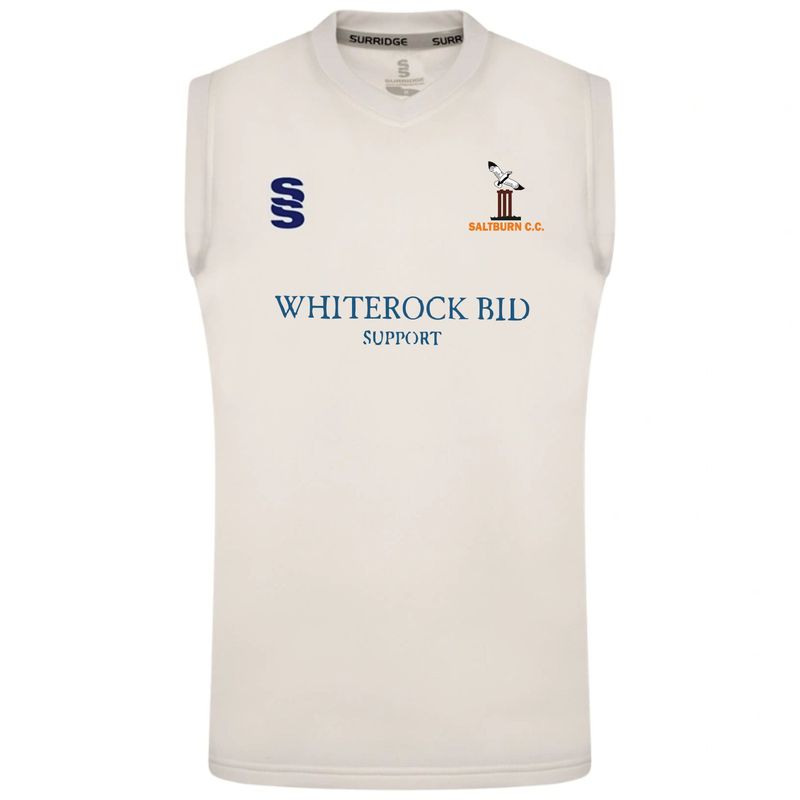 Saltburn Blast Sleeveless Cricket Slipover Saltburn Blast Sleeveless Cricket Slipover