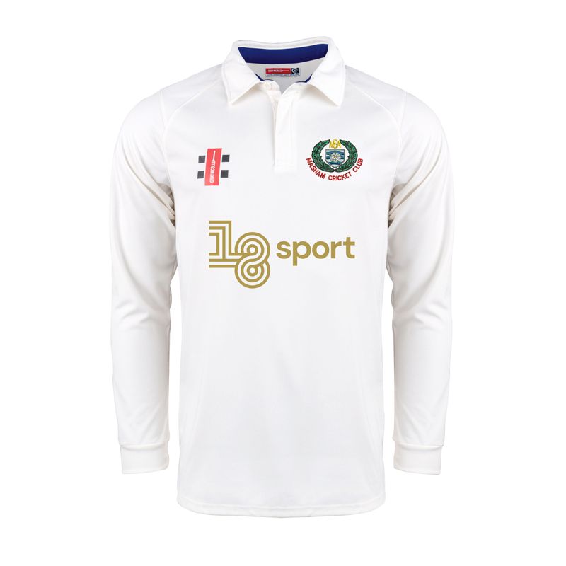 Masham Pro Performance V2 Long Sleeve Cricket Shirt Masham Pro Performance V2 Long Sleeve Cricket Shirt
