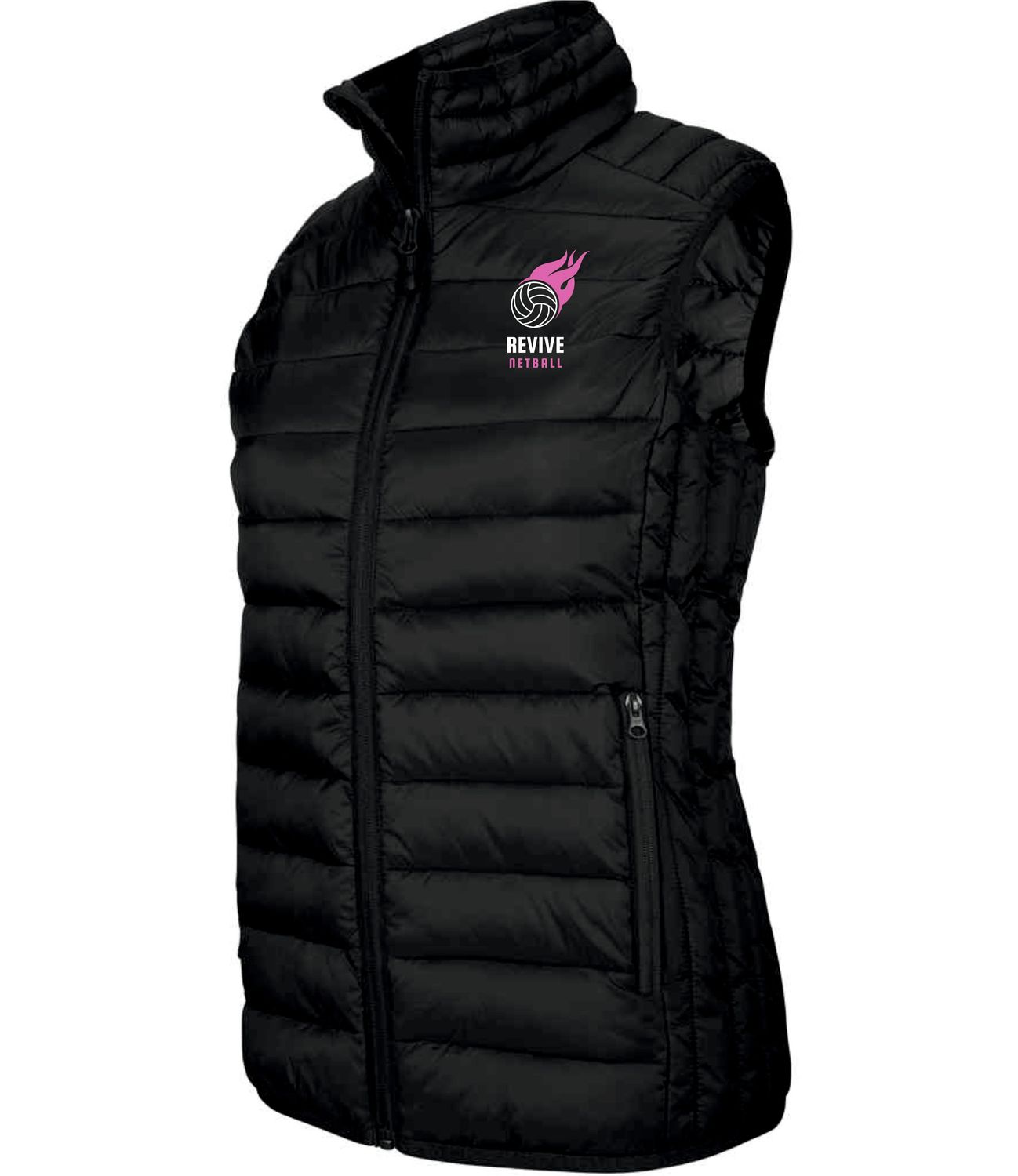 Revive Netball Black Ladies Gillet