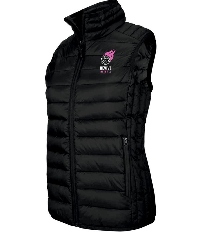 Revive Netball Black Ladies Gillet Revive Netball Black Ladies Gillet