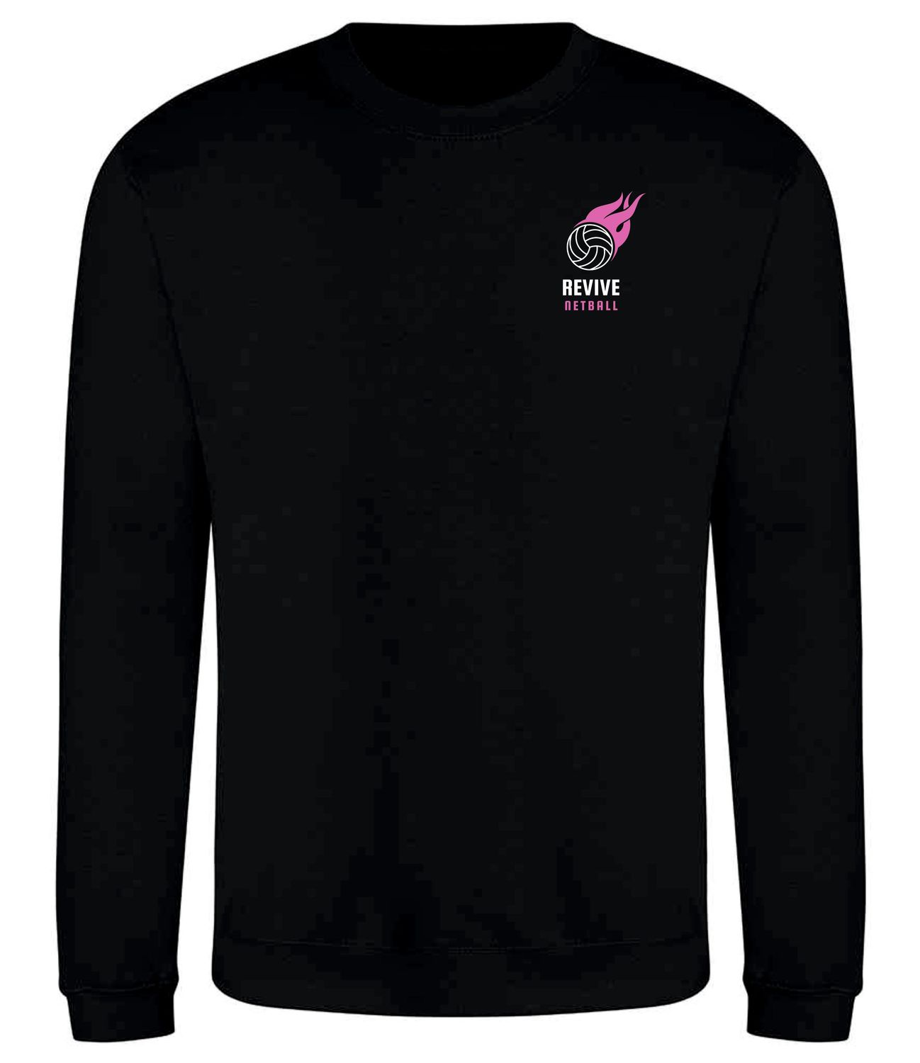 Revive Netball Black Sweatshirt Revive Netball Black Sweatshirt