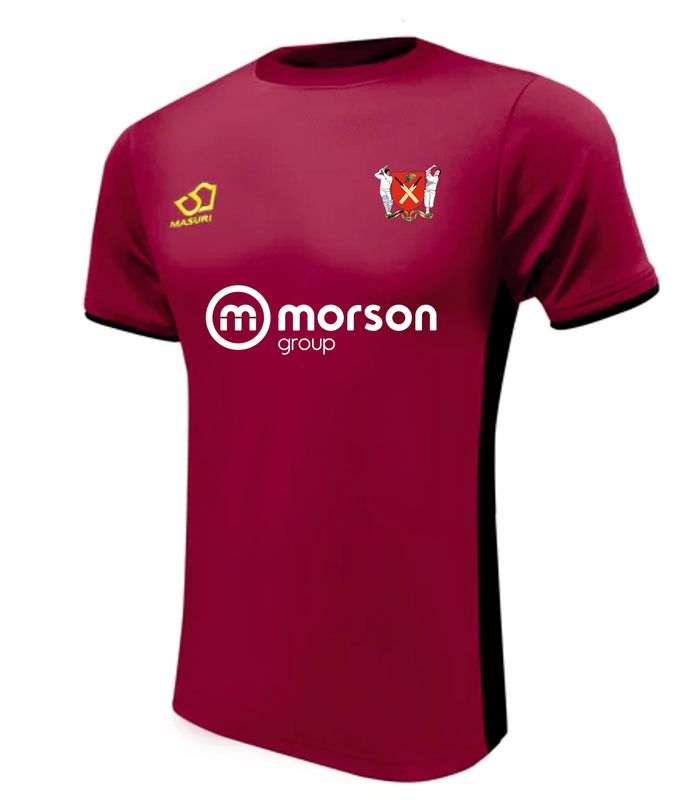Rockliffe Park Senior T20 Round Neck Maroon Cricket Shirt Short Sleeve Rockliffe Park Senior T20 Round Neck Maroon Cricket Shirt Short Sleeve