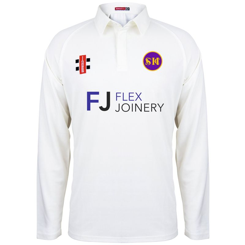 Seaham Harbour Matrix Long Sleeve Cricket Shirt Adult Seaham Harbour Matrix Long Sleeve Cricket Shirt Adult