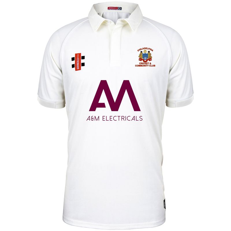 Philadelphia Matrix V2 Short Sleeve Cricket Shirt Philadelphia Matrix V2 Short Sleeve Cricket Shirt