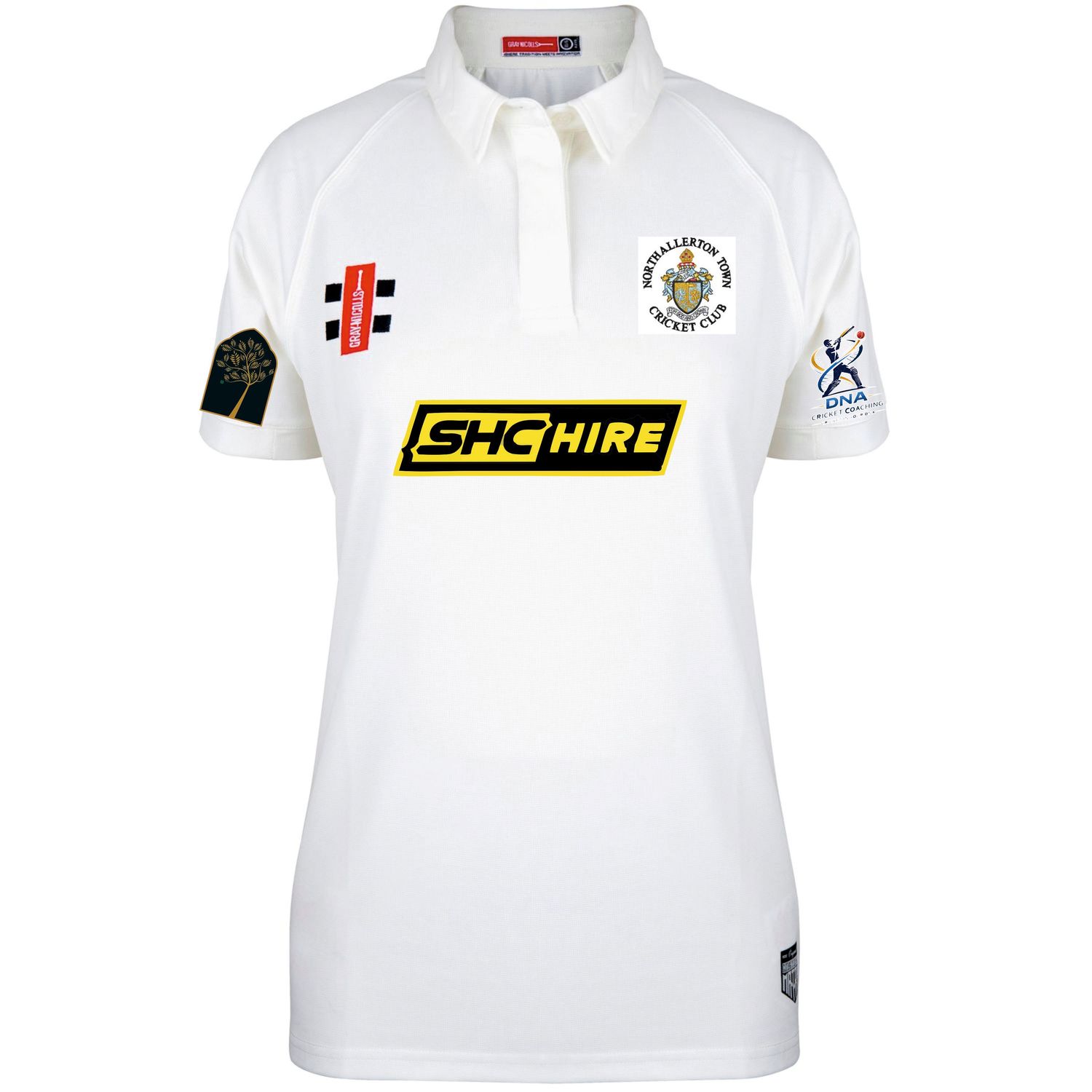 Northallerton Ladies Fit Matrix V2 Short Sleeve Cricket Shirt Northallerton Ladies Fit Matrix V2 Short Sleeve Cricket Shirt