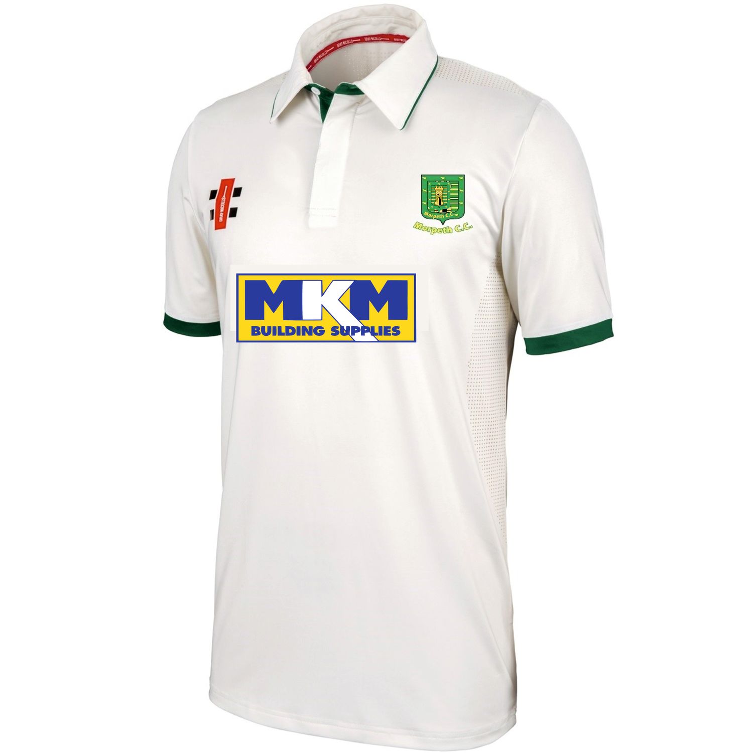 Morpeth Pro Performance Cricket Shirt Short Sleeve Adult Section Morpeth Pro Performance Cricket Shirt Short Sleeve Adult Section
