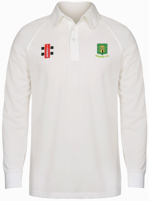 Morpeth Matrix Long Sleeve Cricket Shirt Junior Section Morpeth Matrix Long Sleeve Cricket Shirt Junior Section