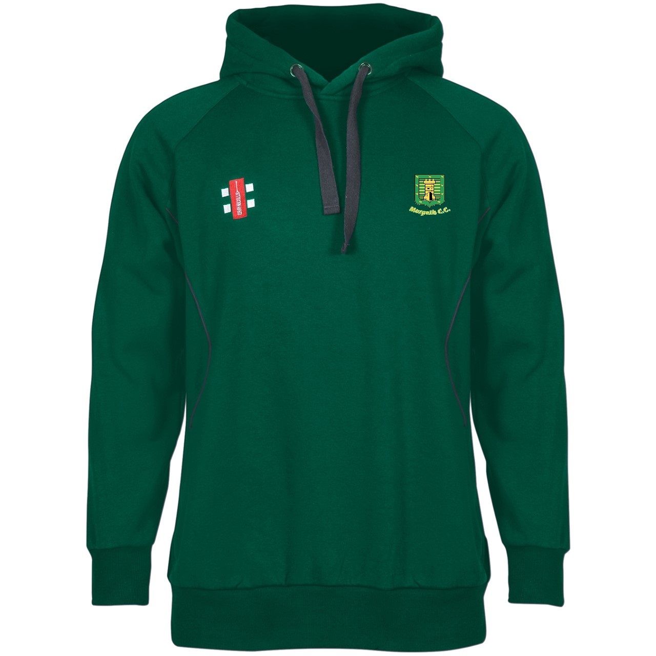 Morpeth Storm Green Hooded Top