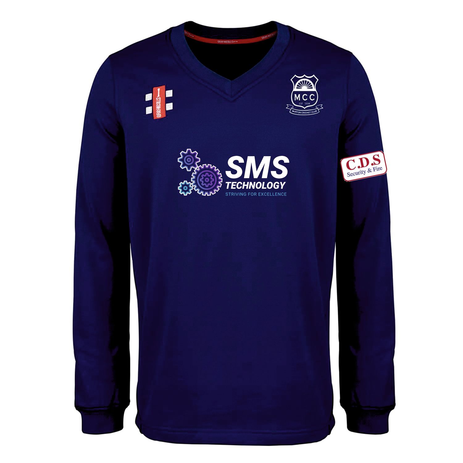 Murton Pro Performance T20 Navy Long Sleeve Sweater Junior Murton Pro Performance T20 Navy Long Sleeve Sweater Junior