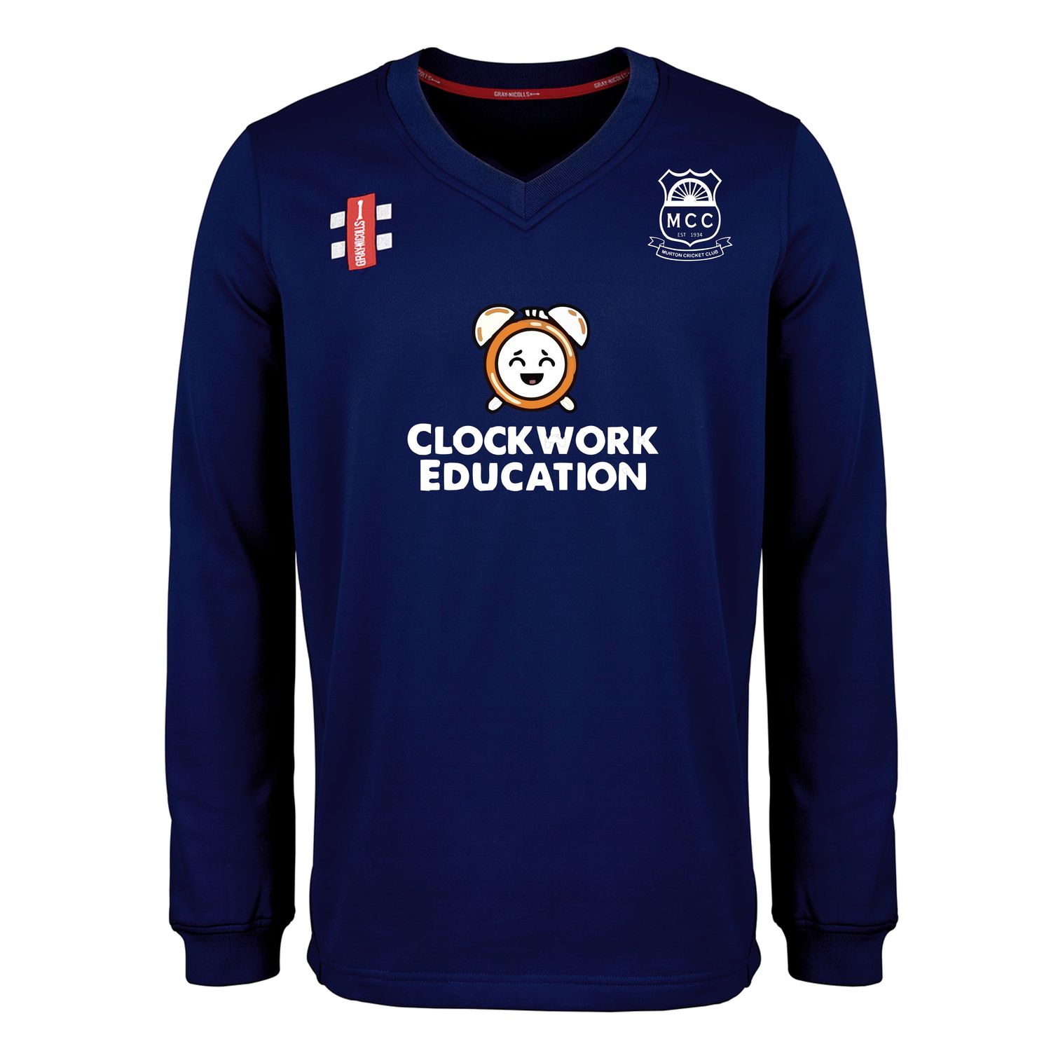 Murton Pro Performance T20 Navy Long Sleeve Sweater Women and Girls Team