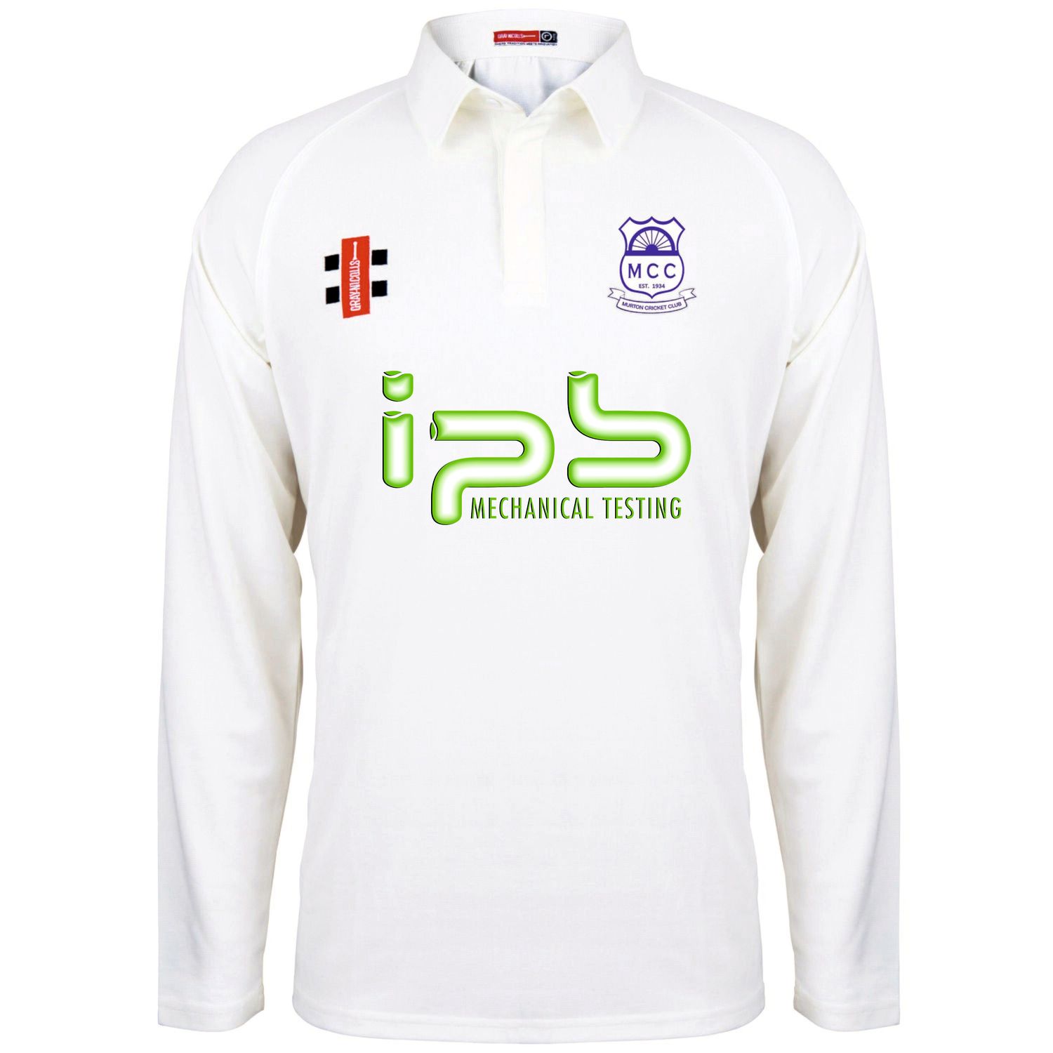 Murton Matrix Long Sleeve Cricket Shirt Adult Murton Matrix Long Sleeve Cricket Shirt Adult