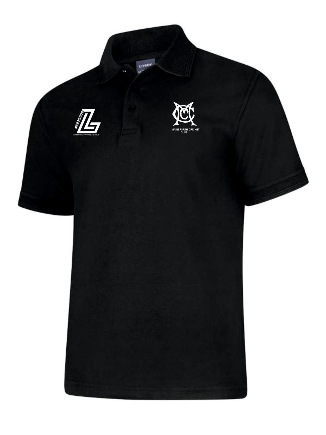 Mainsforth Lorimers Black Cotton Pique Polo Shirt Junior
