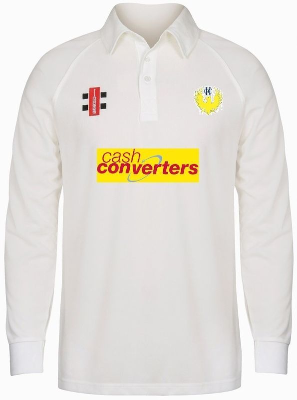 Hunwick Matrix V2 Long Sleeve Cricket Shirt Junior Hunwick Matrix V2 Long Sleeve Cricket Shirt Junior