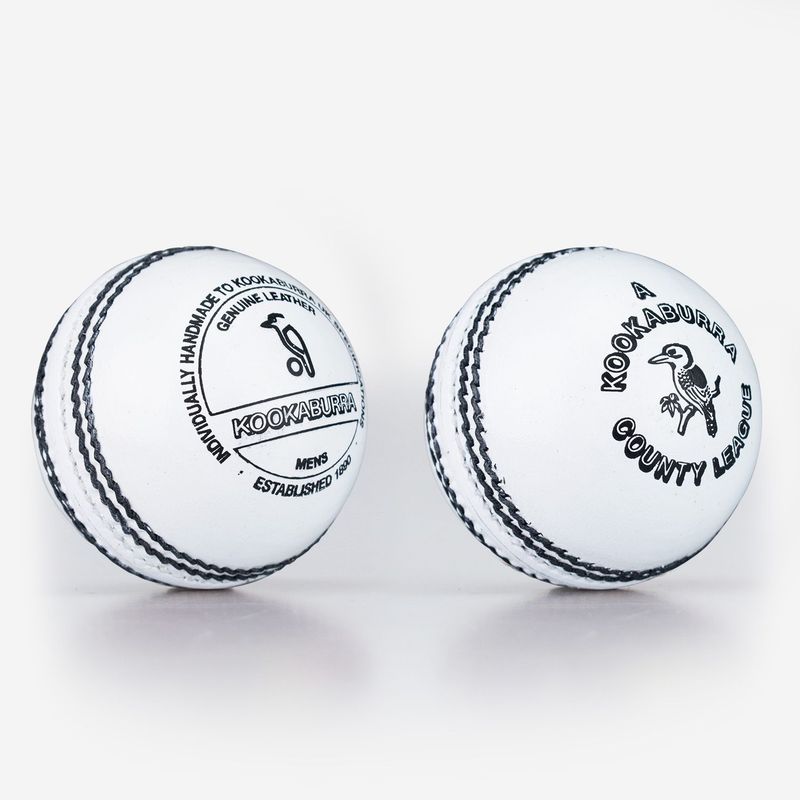 Kookaburra County League White Leather Cricket Ball Kookaburra County League White Leather Cricket Ball
