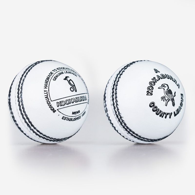 Kookaburra County League White Leather Cricket Ball Kookaburra County League White Leather Cricket Ball