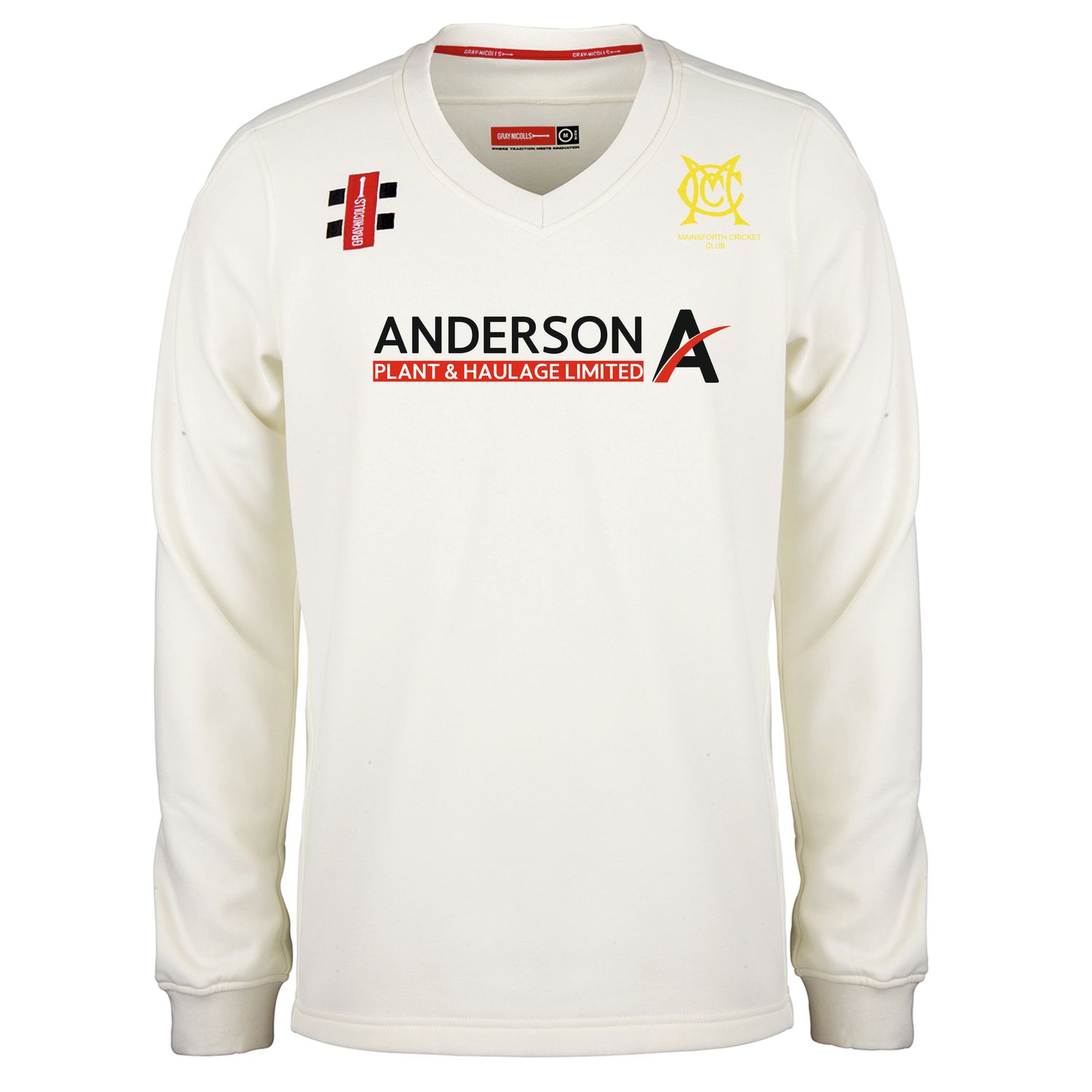 Mainsforth Pro Performance Long Sleeve Cricket Sweater Junior