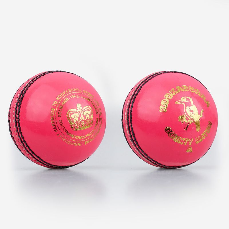 Kookaburra County Match Pink Leather Cricket Ball Kookaburra County Match Pink Leather Cricket Ball