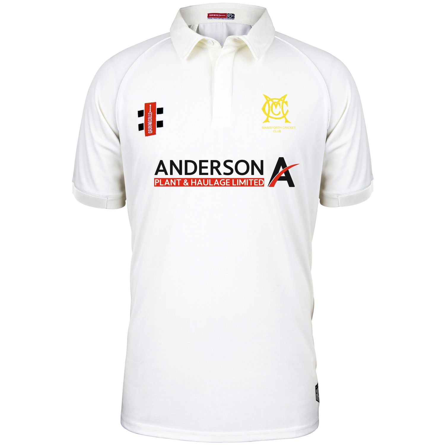 Mainsforth Matrix Short Sleeve Cricket Shirt Junior Mainsforth Matrix Short Sleeve Cricket Shirt Junior