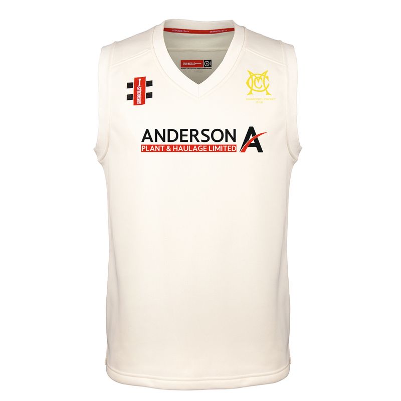 Mainsforth Pro Performance Sleeveless Cricket Slipover Junior Mainsforth Pro Performance Sleeveless Cricket Slipover Junior