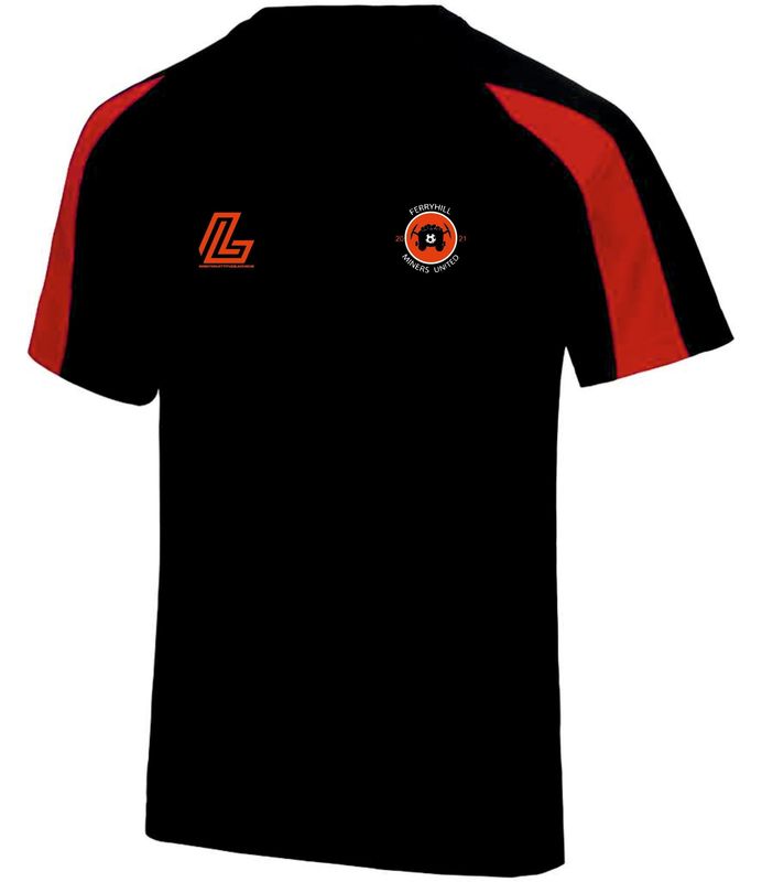 Ferryhill Miners United Black Training Shirt Ferryhill Miners United Black Training Shirt