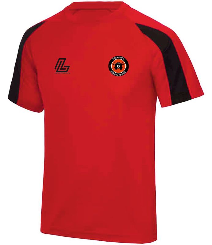 Ferryhill Miners United Red Training Shirt Ferryhill Miners United Red Training Shirt