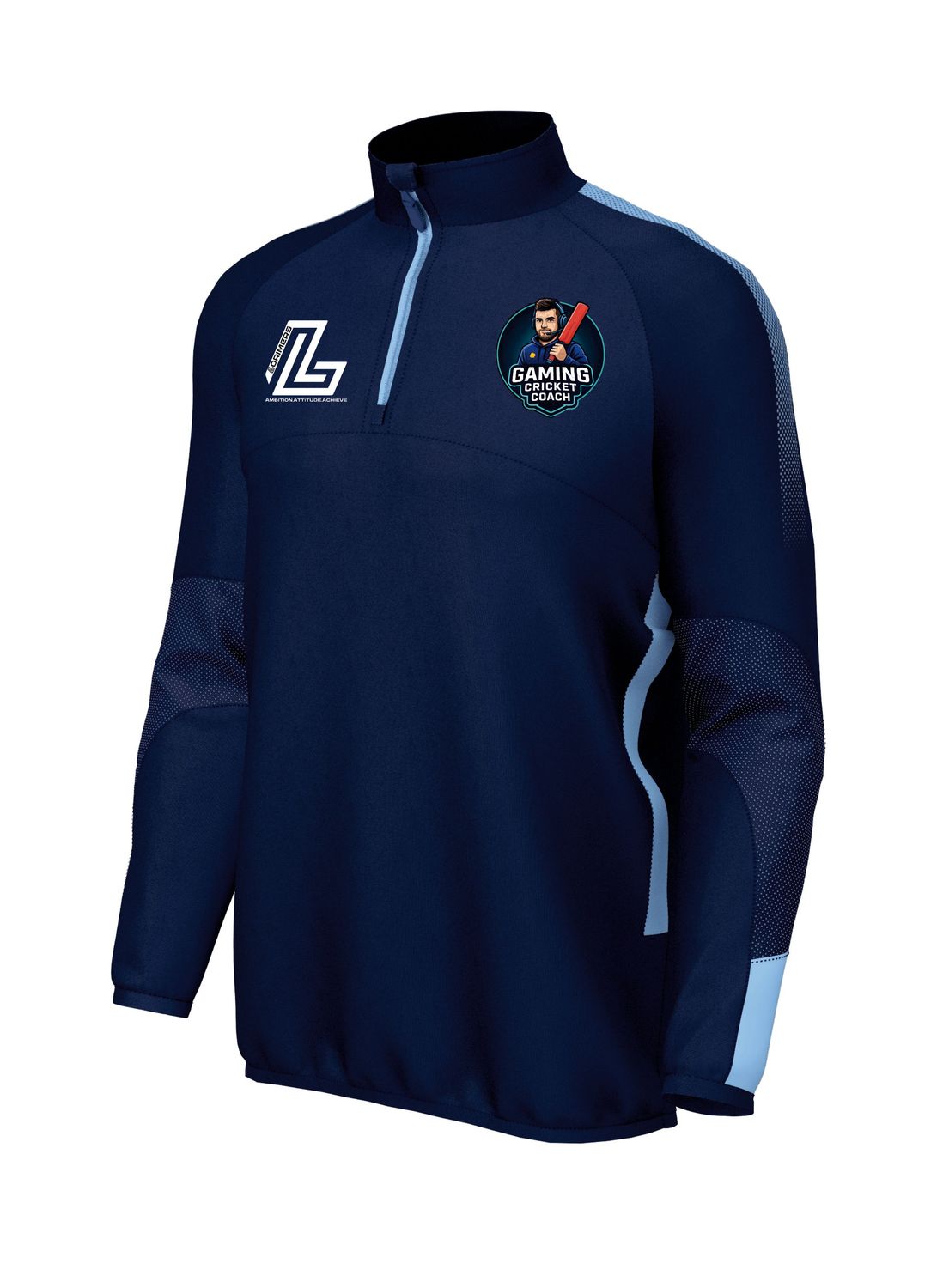 Gaming Cricket Coach Edge 1/4 Zip Midlayer Gaming Cricket Coach Edge 1/4 Zip Midlayer