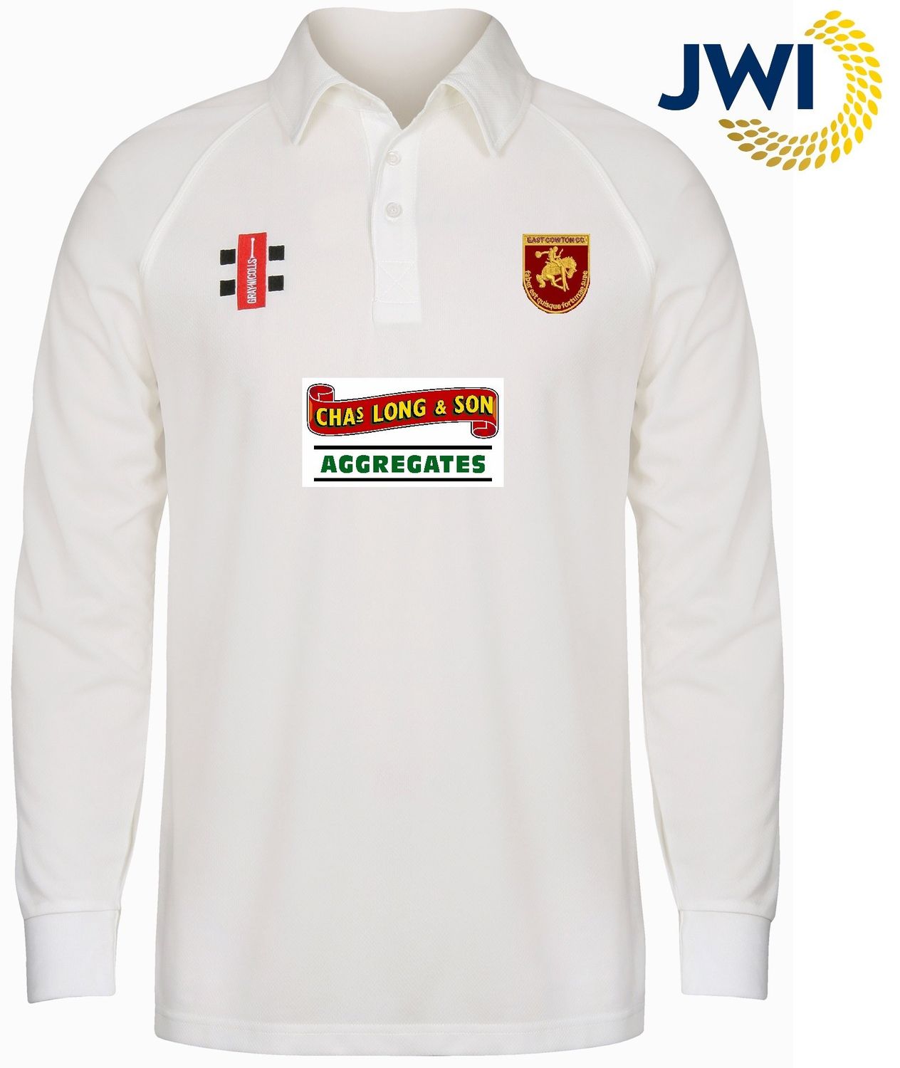 East Cowton Matrix V2 Long Sleeve Cricket Shirt Adult East Cowton Matrix V2 Long Sleeve Cricket Shirt Adult