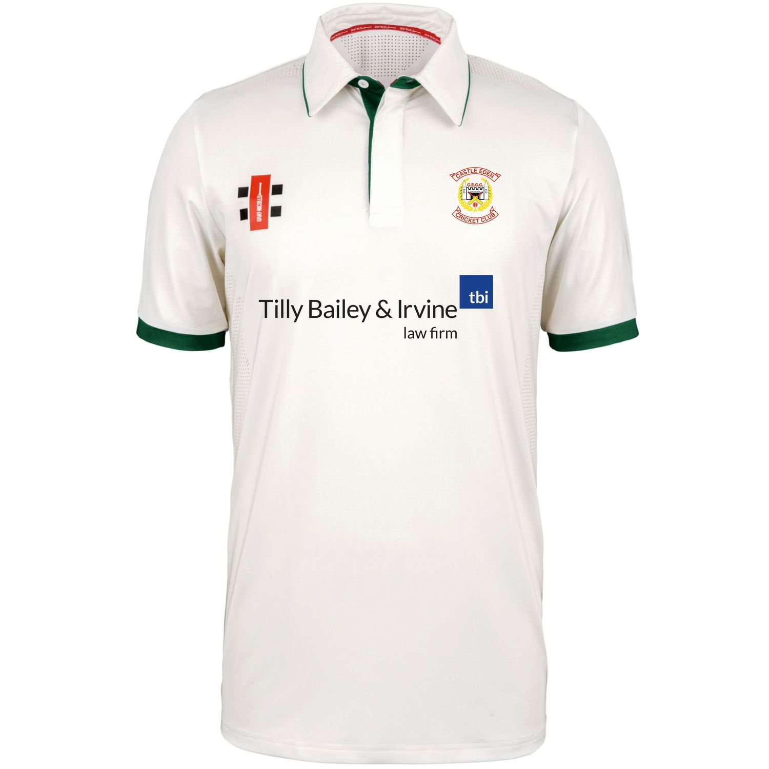 Castle Eden Pro Performance Short Sleeve Cricket Shirt Castle Eden Pro Performance Short Sleeve Cricket Shirt