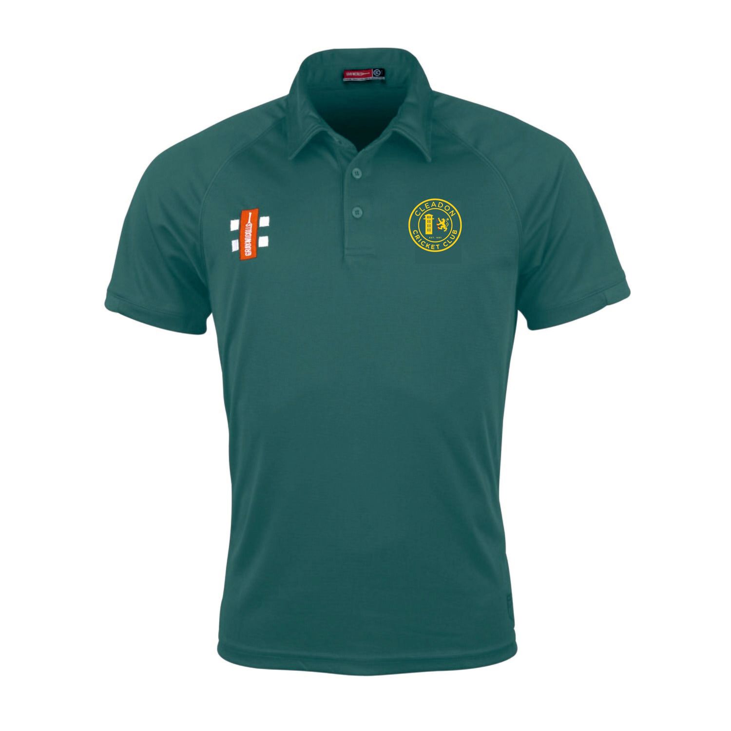 Cleadon Matrix Green Polo Shirt Cleadon Matrix Green Polo Shirt