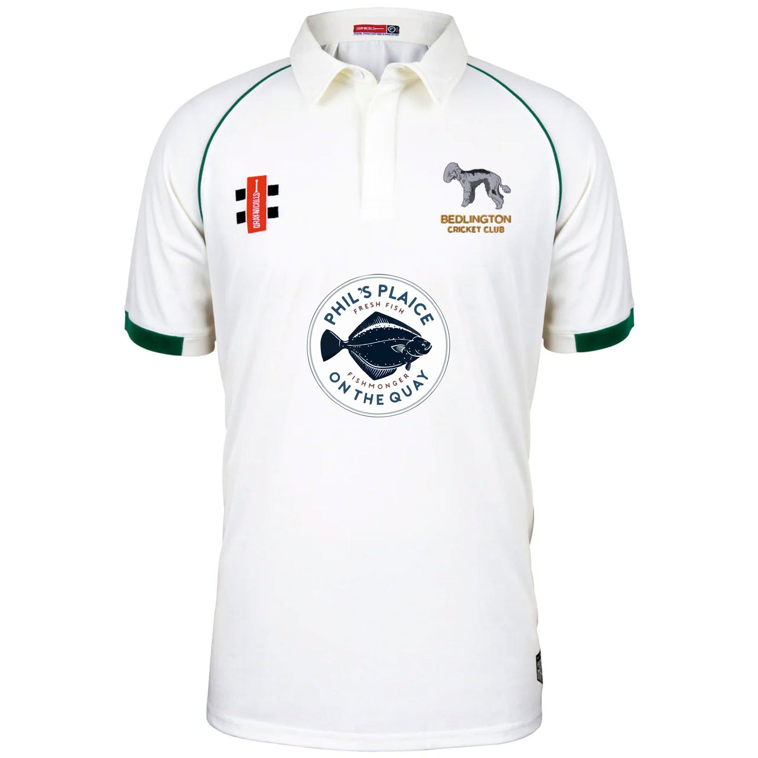 Bedlington SENIORS Matrix V2 Short Sleeve Cricket Shirt Bedlington SENIORS Matrix V2 Short Sleeve Cricket Shirt