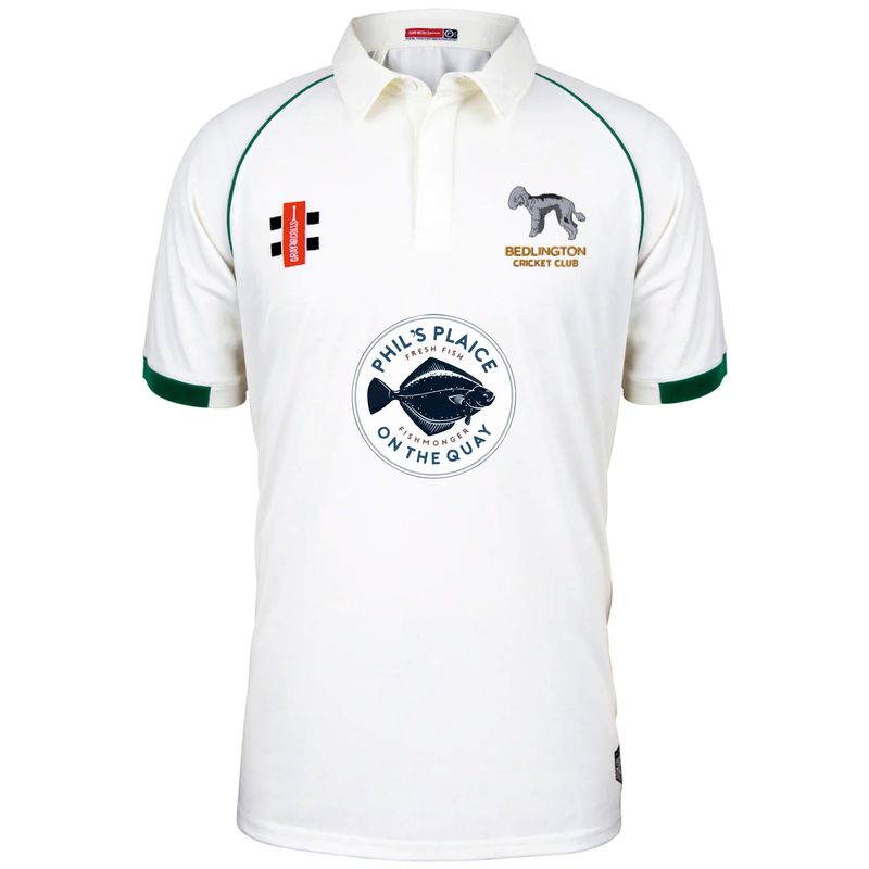 Bedlington SENIORS Matrix V2 Short Sleeve Cricket Shirt Bedlington SENIORS Matrix V2 Short Sleeve Cricket Shirt