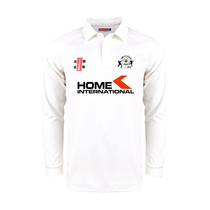 Great Ayton Pro Performance Long Sleeve Cricket Shirt Great Ayton Pro Performance Long Sleeve Cricket Shirt