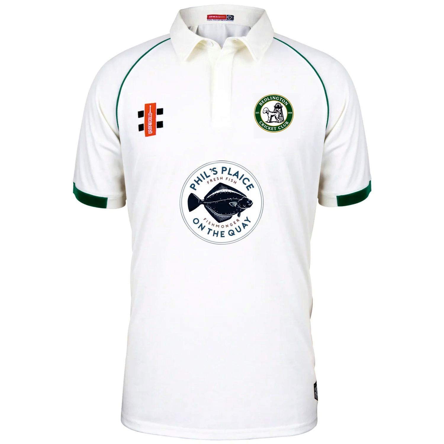 Bedlington JUNIORS Matrix V2 Short Sleeve Cricket Shirt Bedlington JUNIORS Matrix V2 Short Sleeve Cricket Shirt